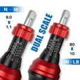 thumbnail image 6 of Torque Screwdriver 10-80 In.Lb, Inch Pound Torque Screwdriver Set with 1/4" Bit Holder, Flat, Hex, Torx and Philips Bits,Suitable for DIY Bicycle Maintenance, Pecision Tool,Mechanical, 6 of 7