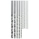 thumbnail image 4 of Juego de 9 brocas helicoidales extra largas de acero de alta velocidad para perforación de plástico y madera., 4 of 14