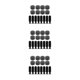 thumbnail image 2 of Vogacara 8 Pairs Tapones de Futbolín Plástico, 2 of 6