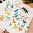 thumbnail image 2 of CAUYDY Toddler Baby 2-6T Newborn Boy Summer Sleepwear Set Outfit Pajamas for Little Boys 2PCS Elastic Shorts & Adorable Sleeveless Shirt 3-18M Kids Loungewear (Sizes 12-18 Months,W6-Khaki), 2 of 8