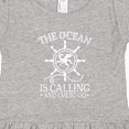 thumbnail image 4 of Inktastic Ocean is Calling Cute Nautical Octopus Girls Toddler Dress, 4 of 5