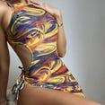 thumbnail image 4 of Swimsuit With Breast Pads Comfortable Breathable Bikini Vacation Beach Swimwear, 4 of 5