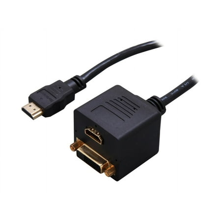 UPC: 0065030825894 | StarTech.com HDMISPL1DH 1 ft. Black Splitter Cable