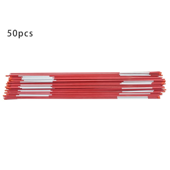 SEBLAFF Driveway Markers Snow Stakes 48 Inches Long 5/16-Inch Dia Reflective Markers