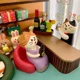 thumbnail image 3 of Serie de decoración de escenas para bar, estantería, decoración coleccionable para el hogar, jardín, artesanía de resina, juguete, adornos de bonsái, 3 of 5
