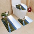 thumbnail image 1 of ABPHQTO MATA Atlantica Atlantic Forest en Brasil Juego de alfombras de baño de 3 piezas Alfombra de baño Alfombra de contorno y tapa de inodoro, 1 of 2
