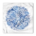 thumbnail image 1 of Ethnic Bandana, Paisley Circle in Blue, Unisex Head and Neck Tie, by Ambesonne, 1 of 2