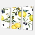 thumbnail image 3 of Designart ' Olive and Lemon Branches II ' Tropical Canvas Wall Art Print, 3 of 3