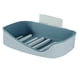 thumbnail image 1 of Ounissouiy 1 jabonera cuadrada de doble drenaje, caja de jabón de plástico hueca, caja de jabón cuadrada abierta, soporte de jabón con columna elevada, Juegos de accesorios de baño No.1 Ounissouiy HA026801-01, 1 of 6