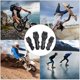 thumbnail image 1 of 4Pcs Knee Pads Elbow Pads Set Elbow Knee Guards Caps Protective Gear Set Protector for Motocross Skating Mountain Biking Motorcycling, 1 of 5