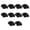 Black, variant on SDFGTstore 10Pieces Decorative Stand Clips Practical Iron Candle Holders For Wedding Centerpieces And Home Decoration
