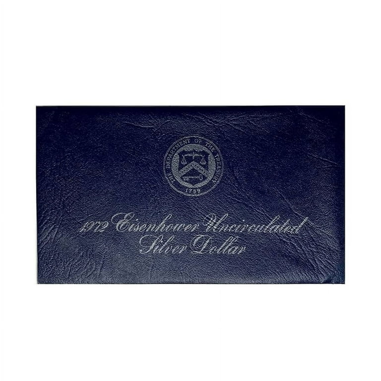 1971-1974 Eisenhower Dollar 40% Silver BU (Blue Mint Envelope