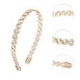 thumbnail image 3 of Unique Bargains 1 Pc Simple Chain Headbands for Women Rose Gold Tone, 3 of 6
