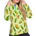thumbnail image 4 of KLL Fresh Corn for Womens Pullover Hoodie with Pocket Hooded Long Sleeve Shirts Sweatshirt for Women-X-Large, 4 of 7