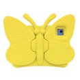 thumbnail image 2 of Decase for iPad 9th/8th/7th Generation 10.2" (2021/2020/2019) / Air 3rd Gen/Pro Tablet Case,3D Cute Butterfly Pattern Child Proof Tablet Shell Drop Protection Kickstand Hybrid Case , Yellow, 2 of 7