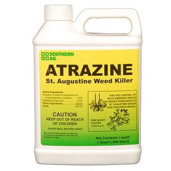 Southern Ag Atrazine St. Augustine Weed Killer, 1 Quart with Broadleaf Weed Control