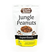Foods Alive Organic Wild Jungle Peanuts 8 oz Pack of 2