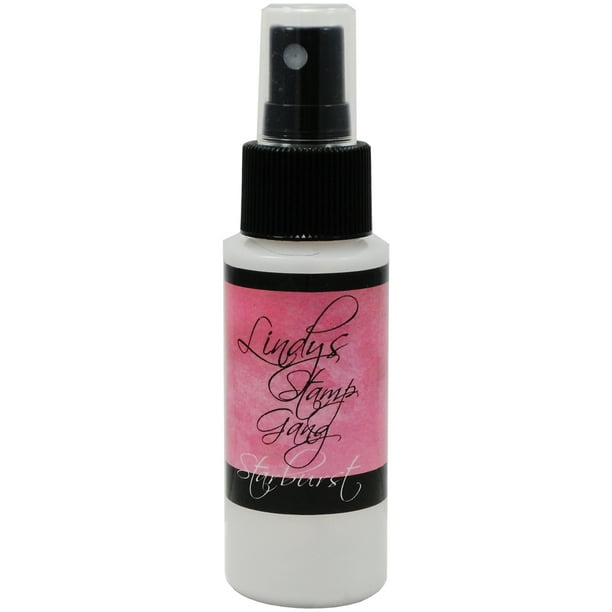 Lindy's Stamp Gang Starburst Spray 2oz Bouteille-Coton Candy Rose