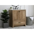thumbnail image 2 of 30 inch Single Bathroom Vanity in Natural oak, 2 of 8