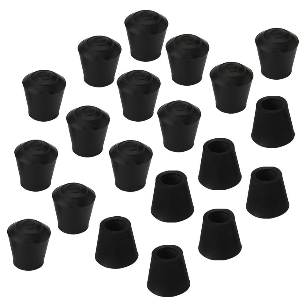 Rubber Leg Cap End Tip Furniture Feet Protector 10mm 3/8" Inner Dia