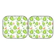 thumbnail image 7 of Naloa Kawaii Avocado 2 Piece Foldable Car Sun Shades, Car Windshield Sunshade, Front Window Sunshade for Car, Truck, SUV - Large, 7 of 7