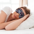 thumbnail image 6 of Disketp Flowers ad Butterflies Print Sleep Mask-Eye Mask for Sleeping,Comfortable & Super Soft Eye Mask with Adjustable Strap,Travel Eye Mask, 6 of 7