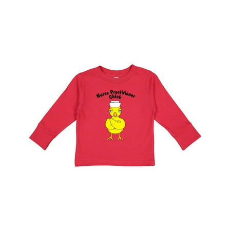 

Inktastic Nurse Practitioner Chick Gift Toddler Toddler Girl Long Sleeve T-Shirt