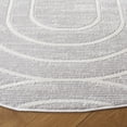 thumbnail image 3 of SAFAVIEH Archway Quincy Geometric Area Rug, Gray/Light Gray, 6'7" x 6'7" Round, 3 of 10