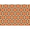 thumbnail image 1 of Ahgly Company Indoor Rectangle Patterned Yellow Orange Area Rugs, 8' x 10', 1 of 6
