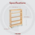 Pull Out Base Organizer Adjustable Shelves for Full Height