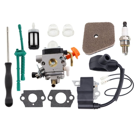 Carburetor Ignition Coil for Stihl FS90 FS90R FS100 FS110 FS110R FS110X FS110RX S130 FC90 FC95 FC100 FC110 C1Q-S174 Trimmer