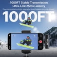 thumbnail image 4 of BOYA BOYALINK 2 Wireless Lavalier Microphone for iPhone/Camera/Android/PC, 3-in-1 RX, Mini Lapel Mic, 48kHz 24bit, 1000ft, 30h Use, 2 Level Noise red, 4 of 9