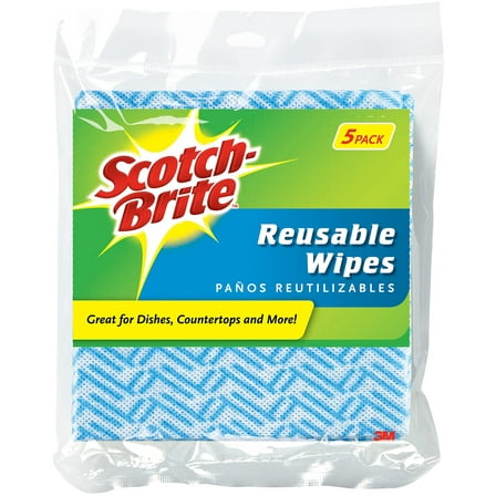 Scotch-Brite Reusable Wipes (5-Pack) 9053-12-SM