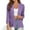 Purple-Coat, variant on Cardigan for Women Drop Shoulder Long Sleeve Open Front Cardigans Split Hem Casual Lightweight Coat with Pockets