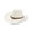 zc-White, variant on PMVFHDE Cowboy Hat Western Shapeable Straw Hollowed Out Sun Hat for Women Men Summer Fashion