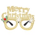 thumbnail image 2 of Christmas Decorative Glasses Sequin Santa Hat Antlers Shape Children Party Photo Prop Festive New Year Cosplay Novelty Glasses, 2 of 8