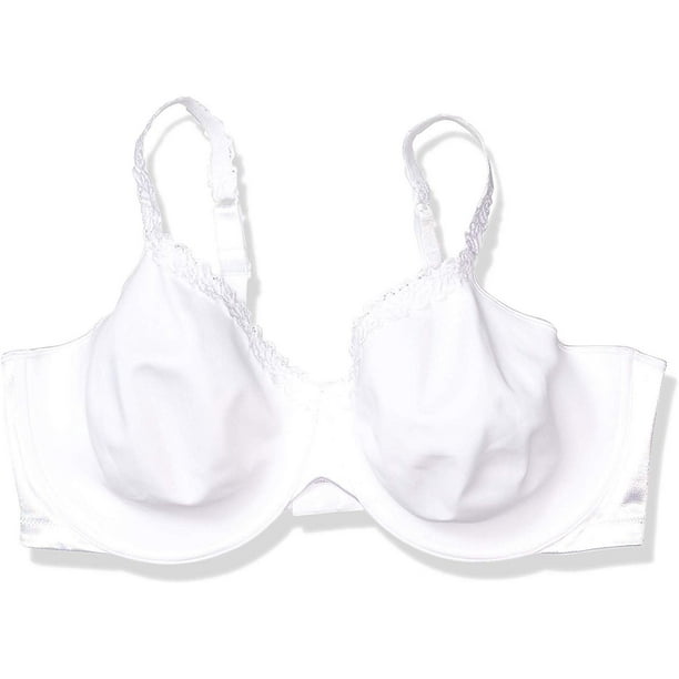 Bali Bali Women's Smoothing Bra, White, 44D