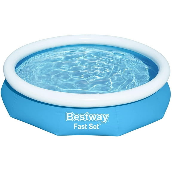 Bestway Fast Set 10’ X 26” Round Inflatable Pool