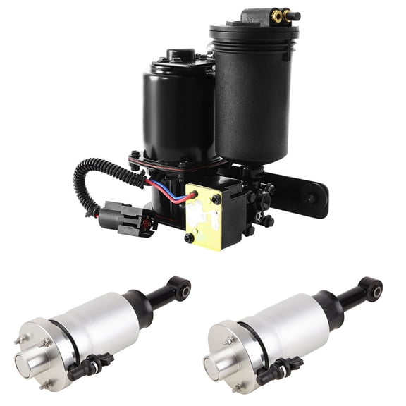 For Ford Expedition Duralo Rear Air Shocks Struts w/ Compressor - BuyAutoParts