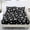 Black White Dog Paw, variant on POLERO Daisy Flower Hummingbirds Sheets Set Breathable Cooling Bed Sheet for Queen Bed Soft Breathable Bedding Cover All Season,Comfort Soft Bed Cover for Kids Adult Bedroom,Twin