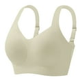 thumbnail image 4 of BWASD Jelly Bras for Women Breathable No Underwire Seamless Comfort Wireless Push Up Full Coverage Support Lift Bralette Green S Everyday No Show Bra, 4 of 4