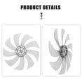thumbnail image 3 of SHISUYAN Replacement Fan Blade Table Fan Accessory Fan Blade Fan Replacement Blade, 3 of 9