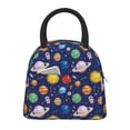 thumbnail image 1 of Balery Space Planet Bolsa de Almuerzo para Mujeres, Caja de Almuerzo, Bolsa de Almuerzo Pequeña Impermeable, Tote de Almuerzo Reutilizable con Gran Capacidad, 1 of 6