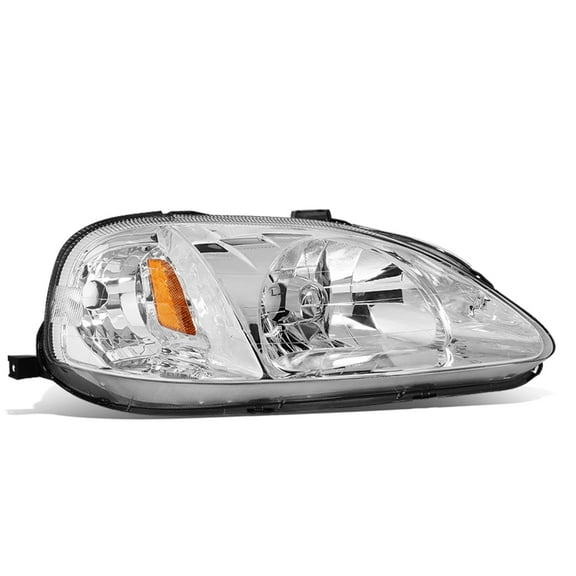 DNA Motoring Factory Style Headlight for 1999-2000 Honda Civic, Right Passenger Side