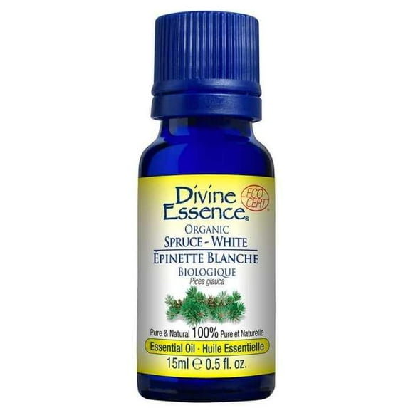 Divine Essence - Organic Spruce White Essential Oil, 15ml