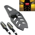 thumbnail image 5 of Brake Light Turn Signal Light Fender Motorcycle Off-road Red Waterproof Abs(black)(2pcs), 5 of 5