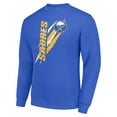 thumbnail image 2 of Men's Starter Royal Buffalo Sabres  Color Scratch Pullover Sweatshirt, 2 of 3