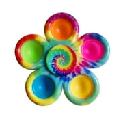 Multitrust Push Pop Fidget Spinners, Floral Shape Bubble Spinning Sensory Toys