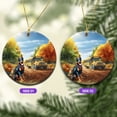 thumbnail image 2 of Goodbye Summer Doberman Pinscher Hello Fall Time for School Ceramic Round Ornament Doberman Dog Lover Gifts Home Tree Decor - 02014, 2 of 5