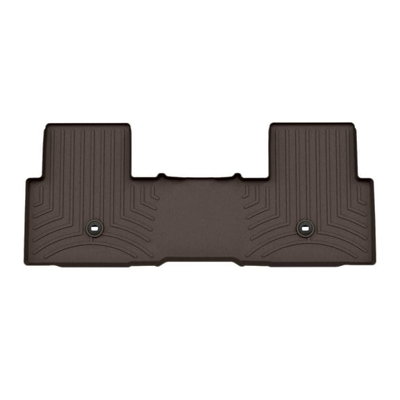 WeatherTech Custom Fit FloorLiners compatible with 2023-2026 Honda Pilot - 2nd Row, Cocoa